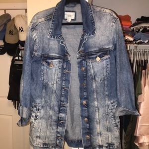 Blue Oversized Demin Jacket